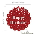 thumbnail image 6 of Inkdotpot Pack Of 100 Happy Birthday Favor Paper Tags Craft Real Silver Foil Hang Tags, 6 of 7