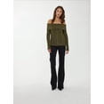 thumbnail image 2 of Off Shoulder Knitted Sweater, 2 of 5