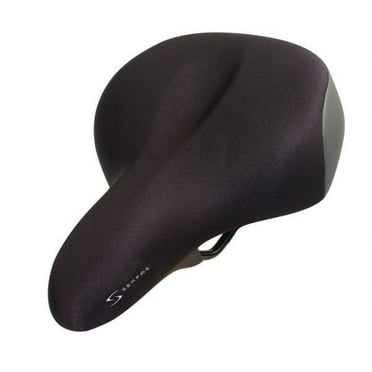 Sella Donna In Gel Serfas LS-100, Con Binari In Acciaio, Colore Nero