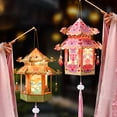 thumbnail image 2 of lixuesong Elegant Handmade Autumn Festival Light Ornament Set Traditional Chinese Styles Hangings with Button Designs, 2 of 3