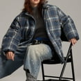 thumbnail image 4 of Maoxin Men's Jacket Men's Casual Loose Fitting Long Sleeved Hooded Jacket Long Sleeve Hoodless Casual Outwear Jackets Blue L, 4 of 8