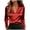*Red, variant on VBVC Women's Satin V-Neck Long Sleeve Blouse , Ladies' Elegant Silky Work Shirt , Formal Party Tops For Women,Army Green,S-2XL