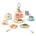 thumbnail image 1 of 25 piezas Juego de té para niños Juego de té Juego educativo de plástico Juguetes de cocina Estimulan la imaginación Juego de té de la tarde para niño Sunnimix Juego de roles de simulación, 1 of 8