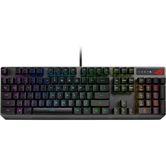 ASUS XA05 ROG Strix Scope RX/RD/US Mechanical Gaming Keyboard with ROG RX Red Optical Mechanical Switch