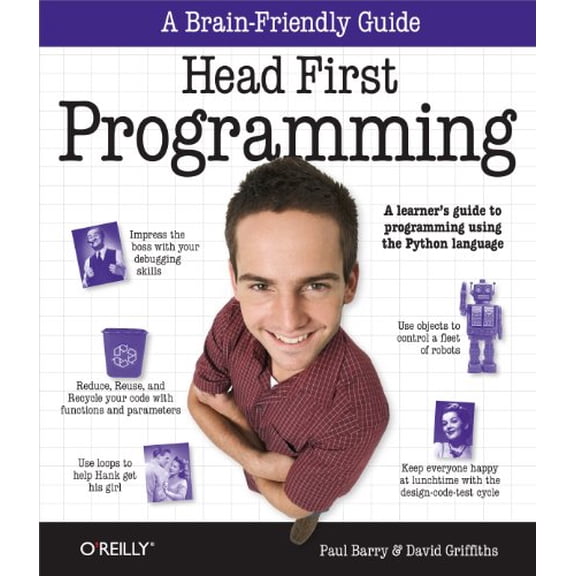 Pre-Owned Head First Programming : A Learner's Guide to Programming Using the Python Language (Paperback) 9780596802370