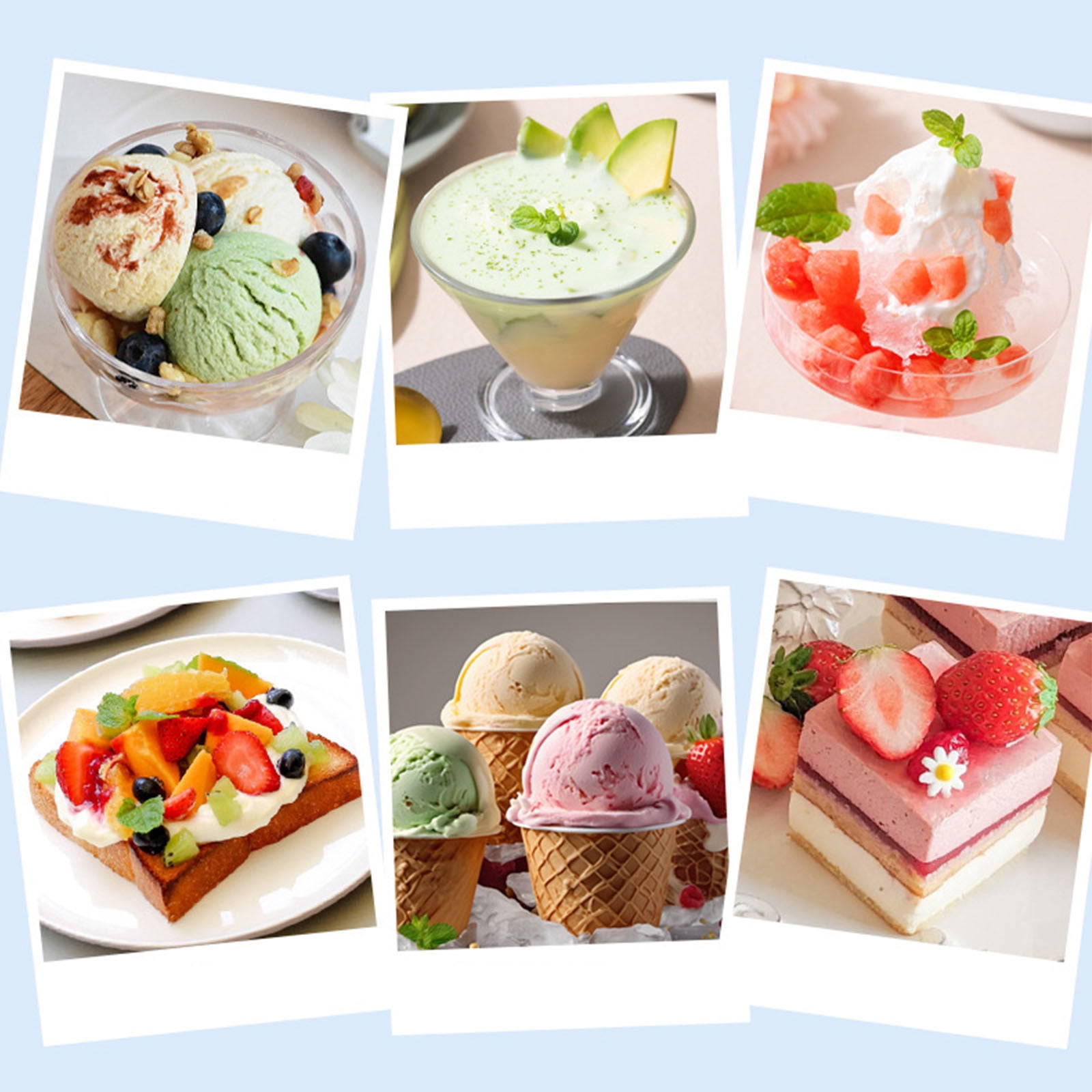 TTJ 4 Year Old Gifts Gifts for Boys 8-10 Mini Automatic Ice Cream Maker Small Countertop Frozen Dessert Machine Quick Serve Treat Maker for Home Kitchen Party Snack Dessert Use