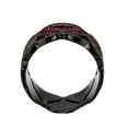 thumbnail image 4 of Womens Light Black Ring Anillo Para Mujer Stainless Steel Ring with Top Grade Crystal in Red Series Gailyn, 4 of 5