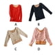 thumbnail image 3 of Guardurnaity Ropa interior térmica de mujer de 40-70kg, calentador de terciopelo cálido para mujer, Base cómoda suave, cuello , Tops básicos, Prendas para la parte del cuerpo Rosado, 3 of 6
