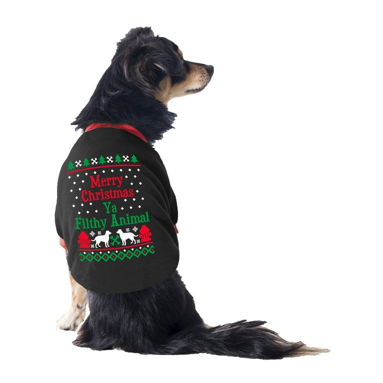 Merry christmas you filthy animal dog jumper hot sale