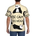 thumbnail image 2 of Rocae Panda Doing Yoga for Men's Moisture-Wicking Crew Tee - T-Shirt for Sports, Outdoor Activities, and Casual WearMedium, 2 of 9