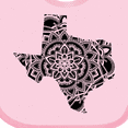thumbnail image 4 of Inktastic Texas Silhouette Mandala Boys or Girls Baby Bib, 4 of 4