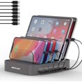 thumbnail image 1 of Estación de carga MSTJRY de 5 puertos Multi USB-A para iPhone Gray, 1 of 7