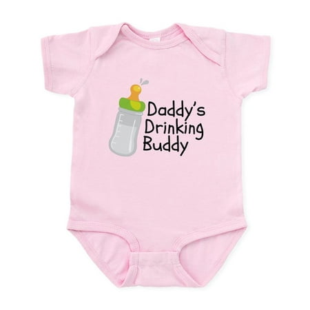 

CafePress - Daddys Drinking Buddy Body Suit - Baby Light Bodysuit Size Newborn - 24 Months