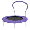 thumbnail image 3 of 36-Inch Mini Trampoline for Kids with Handle, Folding Trampoline Mini Rebounder Suitable for Indoor and Outdoor Use, Exercise Bounce for 3-6 Years Kids Toddler, 3 of 7