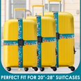 thumbnail image 4 of Correa Ajustable Para Equipaje De Viaje, Cinturón Para Maleta, Accesorios Para Bolsa De Viaje, 1,96 Pulgadas De Ancho X 6,4 Pies De Largo, Paquete De 4, 4 of 5