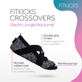 thumbnail image 2 of FITKICKS Crossovers Electric Jungle Collection Active Footwear Foldable Shoes, Nocturnal Large (Women's), 2 of 8