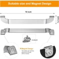 thumbnail image 3 of 10 Inch Griddle Spatula Holder Magnetic Design, Stainless Steel Grill Barbecue Tool Rack, Griddle Accessories for Blackstone Flat Top Griddle and Other Grill Griddles (2 Pcs), 3 of 7