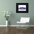 thumbnail image 3 of Trademark Fine Art "Baltimore Maryland Skyline" Canvas Art by Marlene Watson Black Matte, Black Frame, 3 of 3