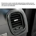 thumbnail image 4 of Car Center Console Side Air Outlet Cover Dashboard Side Air Conditioning Air Vent Panel Decoration Frame Car Dashboard Side Air Vent Cover Replacement For RT SXT 2015 to 2023, 4 of 7