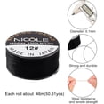 thumbnail image 2 of 0.1mm Nylon Seed Bead Thread 100 Yards Black White Bracelet Cord Beading Thread Invisible Sewing Thread Nylon Thread String for Leather Stitching Beading Jewelry Bracelets Making, 2 of 7