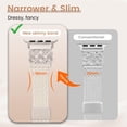 thumbnail image 3 of Wearlizer Slim Braided Magnetic Band Compatible with Apple Watch Band 38/40/41/42/44/45/46/49mm Women, 16mm Stretchy Nylon Celtic Knot Dressy Strap for iWatch Series 11 10 9 8 7 SE Ultra 3 2 1, 3 of 8