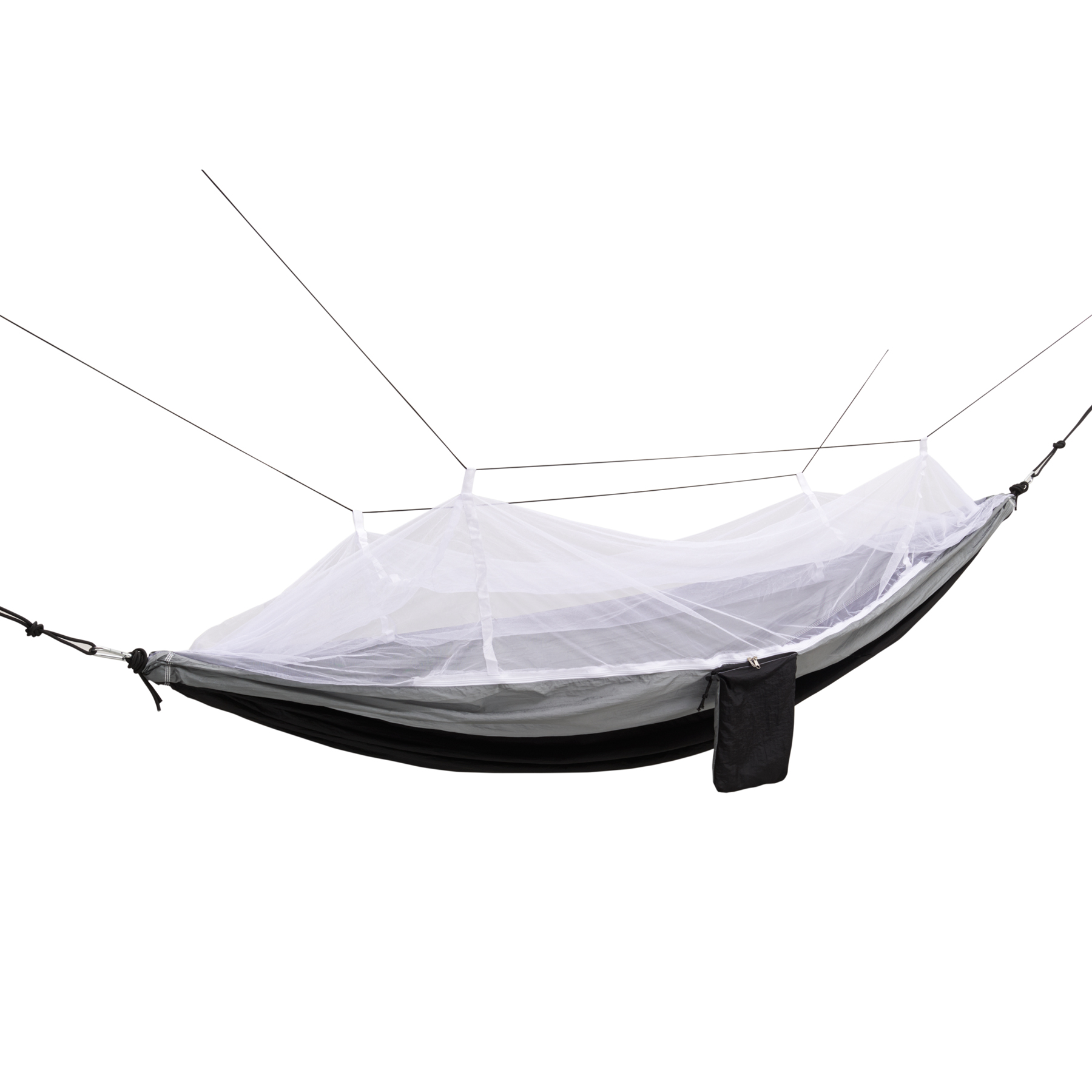 NW Survival 2 Person Parachute Outdoor Travel Hammock with Adjustable Mosquito Net by Equipped Outdoors