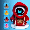 thumbnail image 3 of Conjunto de capa y sudadera con capucha para Eilik con 4 sudaderas con capucha y capa, 3 of 6