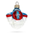thumbnail image 2 of Tractor Style Aircraft Flying Above Clouds Mini Glass Christmas Ornament, 2 of 4