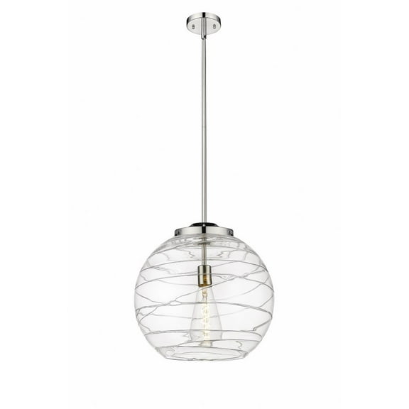 Innovations Lighting - Athens Deco Swirl - 1 Light Pendant In Industrial
