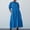 Dark Blue, variant on ZZwxWA Women's Summer Puff Sleeve Maxi Tiered Dress Casual A-Line Swing Long Shirt Dress Solid Color Womens Loose Casual Sundress