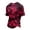 Deep Red #046, variant on Mens Halloween Shirts Pumpkin Castle Print Short Sleeve Cute T-Shirt Bat Graphic Crew Neck Spooky Casual Tees 4XL