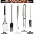 thumbnail image 2 of Set de accesorios para BBQ ROMANTICIST con termómetro, 28 piezas, 2 of 7