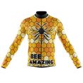 thumbnail image 1 of Bee Amazing II Maillot de Cyclisme à Manches Longues pour Hommes - L, 1 of 3