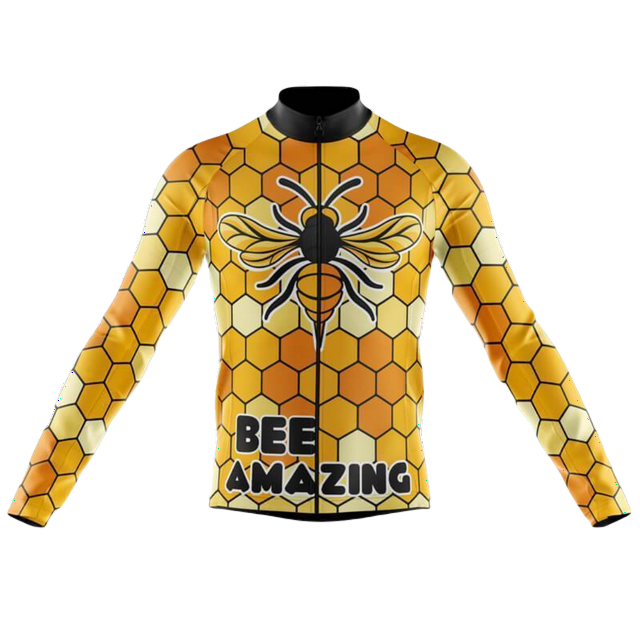Maillot de Cyclisme à Manches Longues Bee Amazing II pour Hommes - 4TG