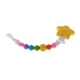 thumbnail image 1 of chupete de dentición de silicona de grado alimenticio sonriente, cadena con Clip para bebé, juguete de lactancia, colores bril 1 Baoblaze Cadena del chupete del silicón, 1 of 8