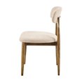 thumbnail image 2 of NPD Furniture Verna Fabric Dining Side Chair in Palladian Beige (Set of 2), 2 of 16