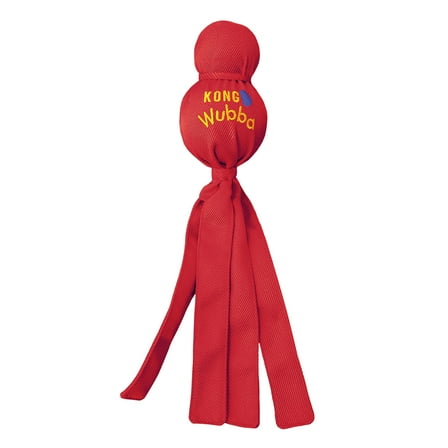 KONG® Wubba Squeaker Dog Toy, Red, Large