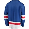 thumbnail image 3 of Men's Fanatics Blue New York Rangers Breakaway Home Jersey, 3 of 3