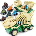 thumbnail image 4 of Camión de transporte de dinosaurios SNAEN Triceratops con 8 figuras de 3 a 5 años, 4 of 7