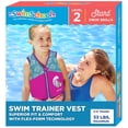 thumbnail image 1 of Chaleco de Natación SwimSchool Rosa Aguamarina con Hombros Acolchados para Niños, 1 of 6