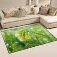 thumbnail image 2 of Coolnut Spring Plants Area Rug Pad 60 x 39 inch (5'x 3'3"), 100% Light Weight Polyester Fabric Floor Mat for Living Room Bedroom, 2 of 6