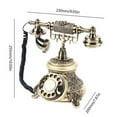 thumbnail image 2 of Vintage Antique Telephone European Old Fashioned Rotary Dial Phone Handset phone, 2 of 13