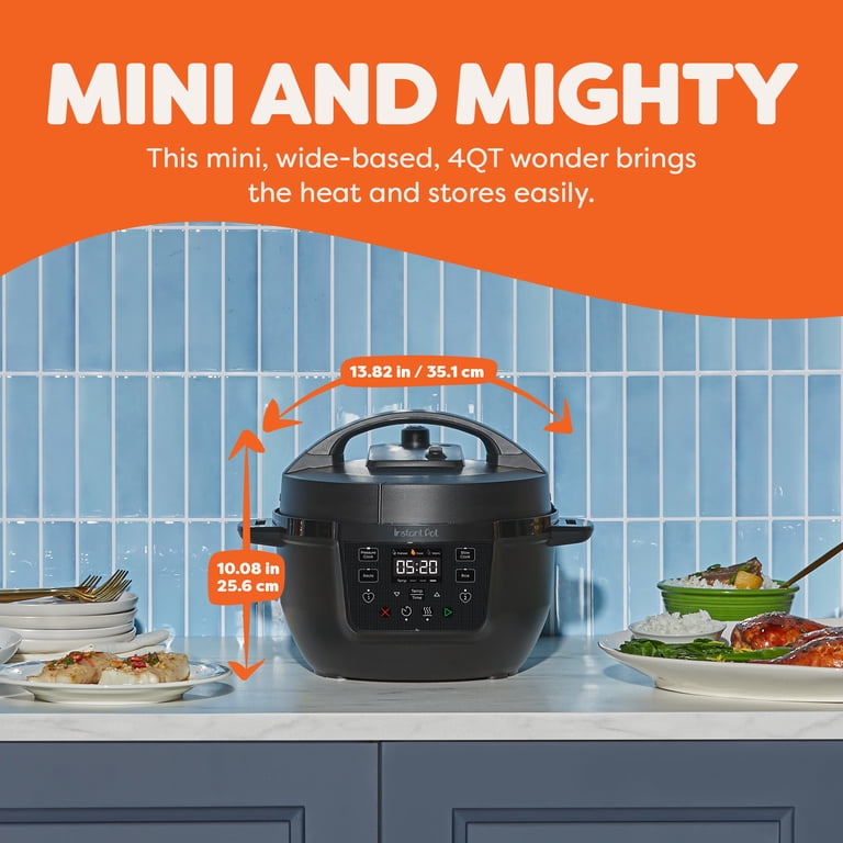 Instant Pot, 4QT RIO‚Ñ¢ Mini Chef Series Multi-Cooker, Black