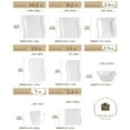 thumbnail image 3 of MALACASA 56-Piece Dinnerware Sets, Porcelain Dinner Set For 12, Ivory White, 3 of 8