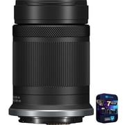 Canon 5824c002 RF-S 55-210mm f/5-7.1 IS STM Lens Mirrorless RF Mount Cameras (Canon RF) Bundle with 7 YR CPS Enhanced Protection Pack