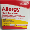 Allergy Multi-Symptom Acetaminophen Pain Reliever Caplets 24 Ct Pack of 6