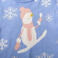thumbnail image 3 of Uuszgmr Sweater For Child Boys Girls Toddler Boys Girls Winter Long Sleeve Christmas Cartoon Snowman Knit Sweater Base Warm Sweater For Children Clothes Soft Skin Comfortable Wear, 3 of 7