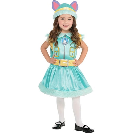 Amscan Paw Patrol Everest Halloween Costume for Girls, Small, with Included Accessories