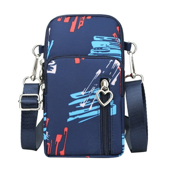 MUSOIE Small Crossbody Bags fo Women Men Print Mini Sling Bag Travel Cell Phone Purse Shoulder Bags