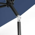 thumbnail image 5 of Polytrends Amada 9 ft. Patio Umbrella with Fillable Base Navy Blue, 5 of 9